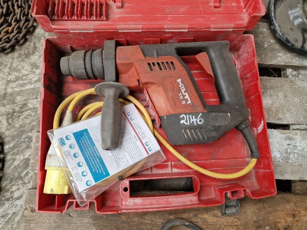 Hilti sds deals drill 110v