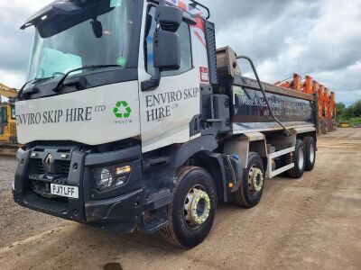 2017 Renault C430 8x4 Steel Body Tipper 