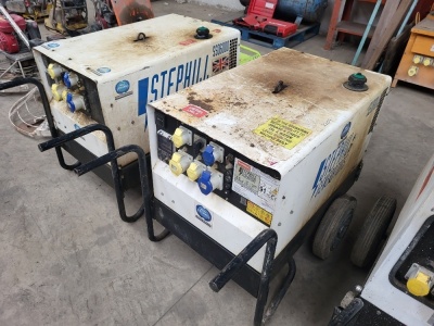 Stephill Generators SSD6000 6.0kva Diesel Powered Generator, 110v & 230v 