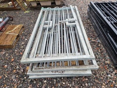 6 x Galvanised Steel Gates - 2