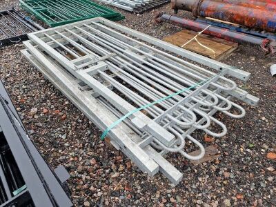 6 x Galvanised Steel Gates - 5