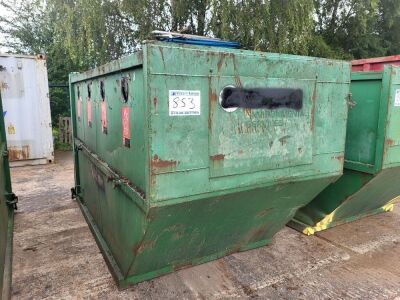 10yrd Chainlift Mixed Glass Bottle Bank 