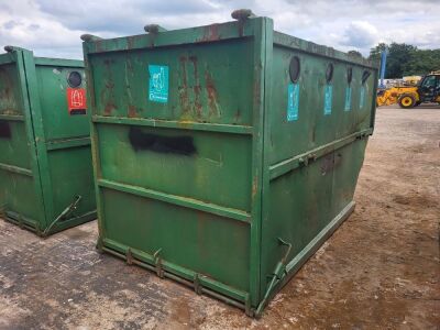 10yrd Chainlift Mixed Glass Bottle Bank  - 3