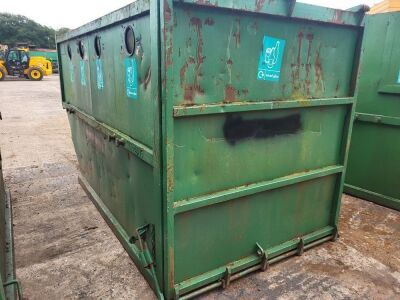 10yrd Chainlift Mixed Glass Bottle Bank  - 4