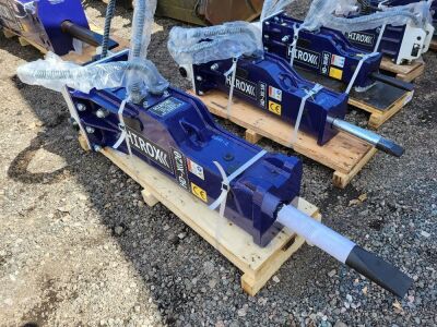 New & Unused Hirox HDX20 Hydraulic Breaker 45mm Pins