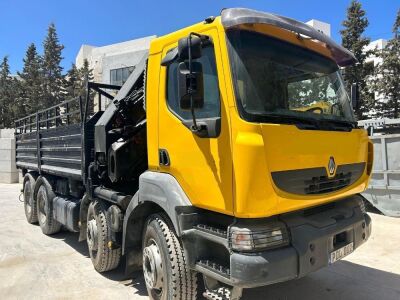 2012 (Reg 2018) Renault 430 DXI 8x4 Hiab Truck