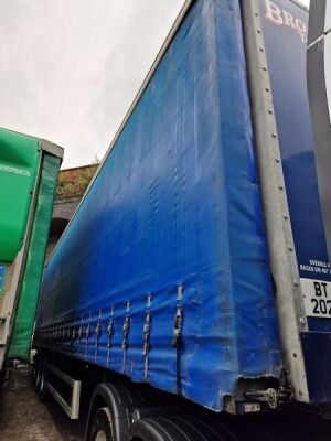 2005 Cartwirght Triaxle Curtainside Trailer