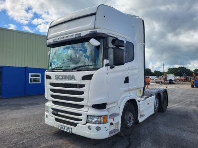 2015 Scania R450 Topline 6x2 Midlift Tractor Unit