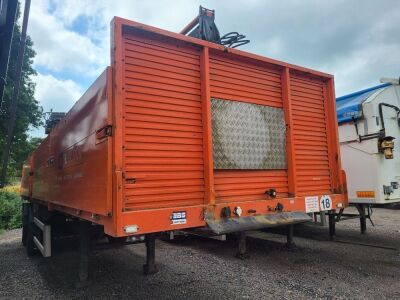 2006 AHP Tandem Twin Steer Axle Brick Crane Trailer - 2