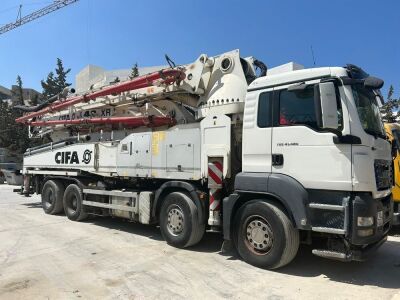 2012 (Reg 2019) MAN TGS 41 480 8x4 Cifa Concrete Pump