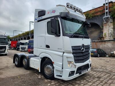 2015 Mercedes Actros 2545 6x2 Midlift Tractor Unit