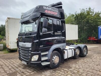 2014 DAF CF 460 Superspace Euro 6 6x2 Midlift Tractor Unit