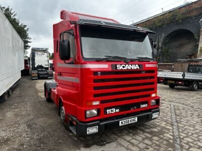 1996 Scania 113M 380 4x2 Low Ride Tractor Unit