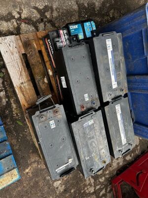 Pallet of used batteries - 2