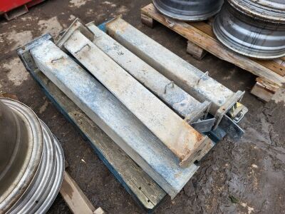 4 x Steel Bollards