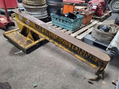 Forklift Lifting Jib Attachment - 3