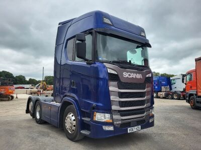 2017 Scania S500 6x2 Tag Axle Tractor Unit