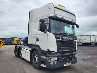 2017 Scania R520 V8 Top Line 6x2 Midlift Tractor Unit