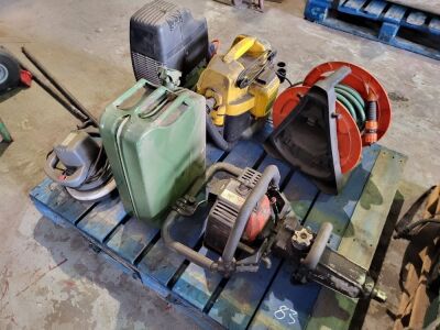 Petrol Wheel Gun Compressor, Vacuum, Jerry Can, Hose Pipe & 3 Phase Extension Cable - 2