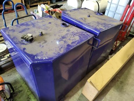 2x Aluminium Diesel Tanks