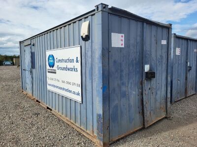 20ft x 8ft Anti Vandal Office & Storage Unit Container - 2