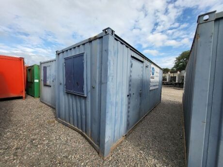 20ft x 8ft Office & Storage Unit Anti Vandal Container