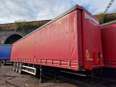 2001 Cartwright Triaxle Curtainside Trailer