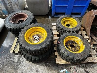 6x Forklift Truck Wheels