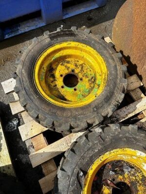 6x Forklift Truck Wheels - 3