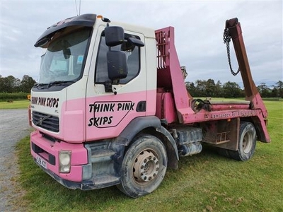 2008 Volvo FL 280 4x2 Telescopic Drawbar Skip Loader