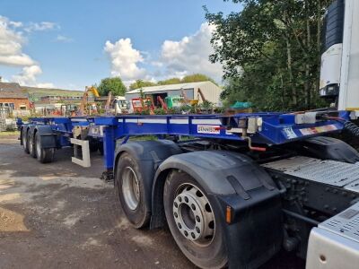 2019 Dennison Triaxle Sliding Skeletal Trailer