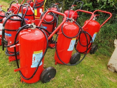 3 x High Pressure Powder Fire Extinguishers