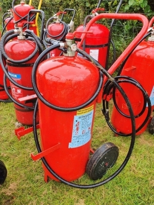 3 x High Pressure Powder Fire Extinguishers - 3