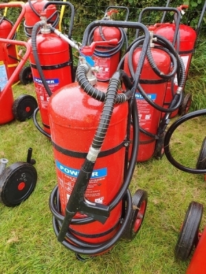 3 x High Pressure Powder Fire Extinguishers