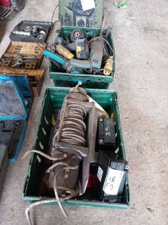 Vice, Winch & Power Tools Etc.