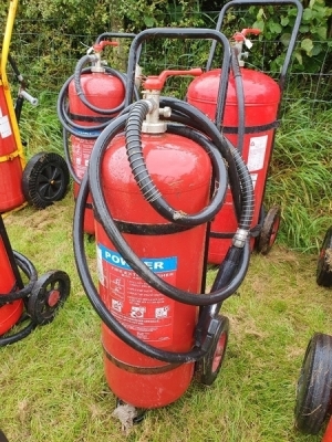 3 x High Pressure Powder Fire Extinguishers - 2