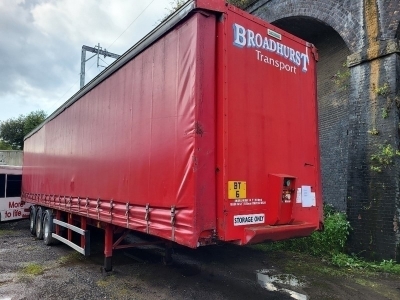 2001 Cartwright Triaxle Curtainside Trailer 