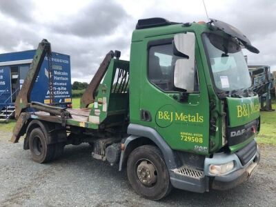 2009 DAF LF45 160 7.5 tonne 4x2 Skip Loader