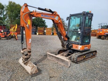 2021 Hitachi ZX33U-6CLR Mini Digger