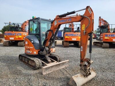 2021 Hitachi ZX33U-6CLR Mini Digger - 2