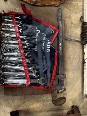 ¾" Socket Set, Spanner Set + 24" Stilsons - 2