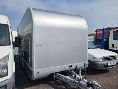 2020 Ifor Williams Tandem Axle Tilt Enclosed Car Transporter Trailer