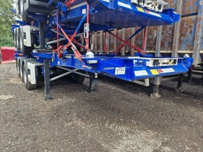 Unused Krone Triaxle Sliding Skeletal Trailer - 7