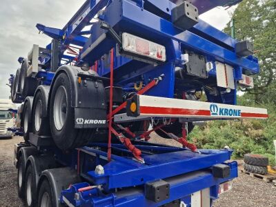 Unused Krone Triaxle Sliding Skeletal Trailer - 6