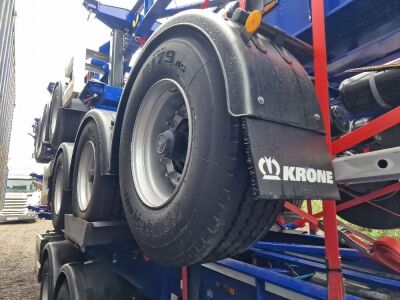 Unused Krone Triaxle Sliding Skeletal Trailer - 7