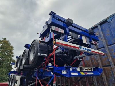 Unused Krone Triaxle Sliding Skeletal Trailer - 3