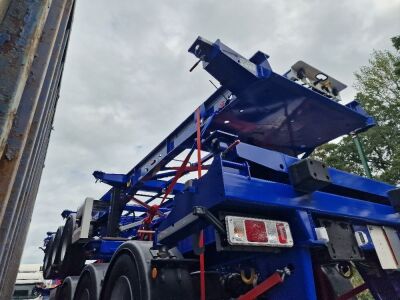 Unused Krone Triaxle Sliding Skeletal Trailer - 11
