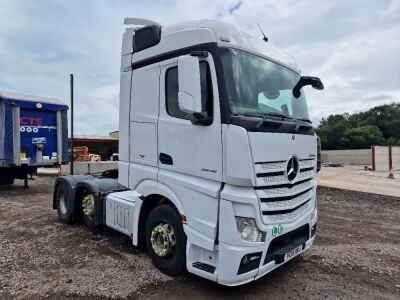 2015 Mercedes Actros 2545 6x2 Midlift Tractor Unit