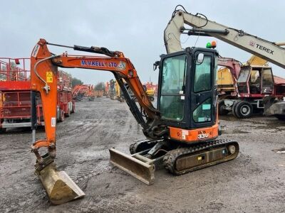 2021 Hitachi ZX33U-6CLR Mini Digger