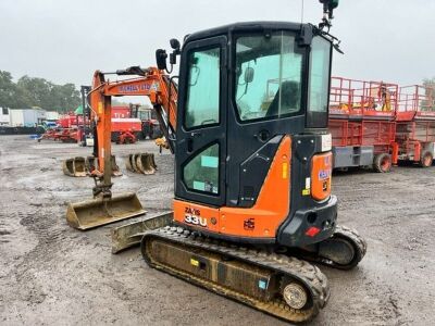 2021 Hitachi ZX33U-6CLR Mini Digger - 2